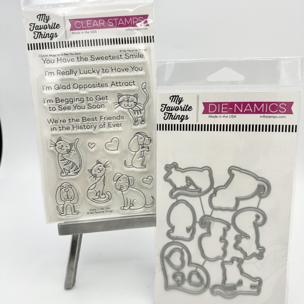 MFT Die-Namics Stanz & Stempel Set - Begging to See You Soon